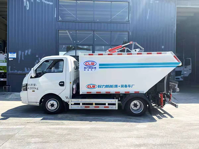 比亞迪T4后掛桶垃圾車